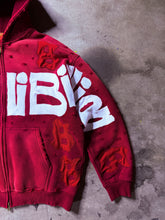 Load image into Gallery viewer, RED “JERSEY” Zip-Up
