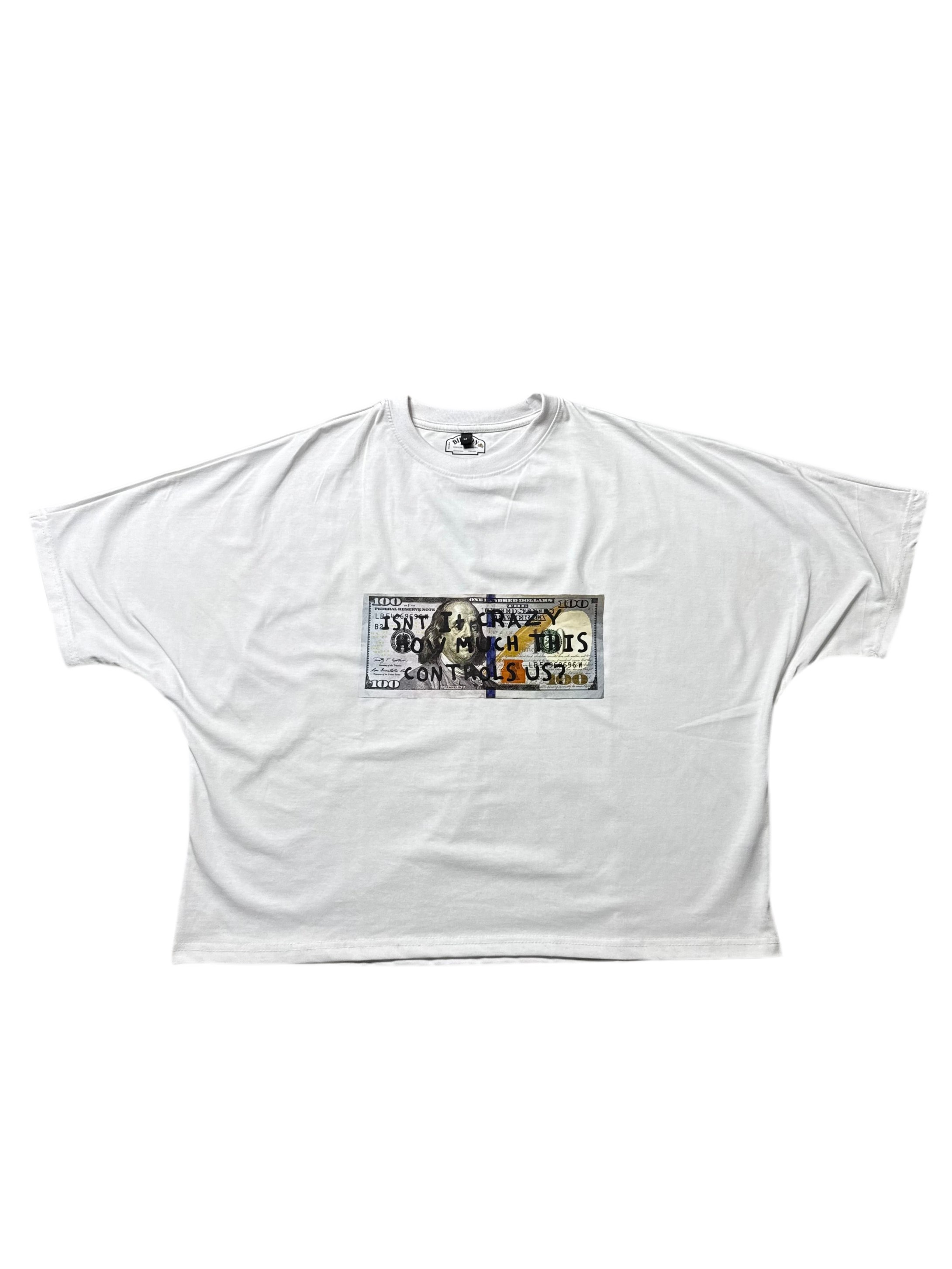 EXCLUSIVE 2PANEL BOXY T - LIFES CURSE WHITE