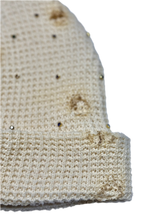 Load image into Gallery viewer, Exclusive Cream "Burnt Gem head" Beanie
