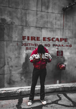 Load image into Gallery viewer, RED “JERSEY” Zip-Up
